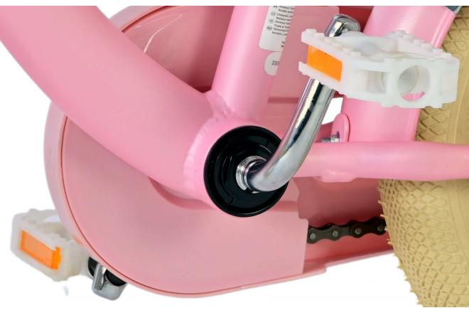 Volare Blossom Kinderfahrrad - Mädchen - 12 Zoll - Rosa - Zwei Handbremsen