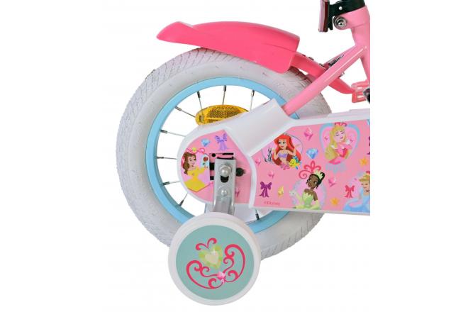 Disney Princess Kinderfahrrad - Mädchen - 12 Zoll - Rosa