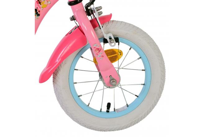 Disney Princess Kinderfahrrad - Mädchen - 12 Zoll - Rosa