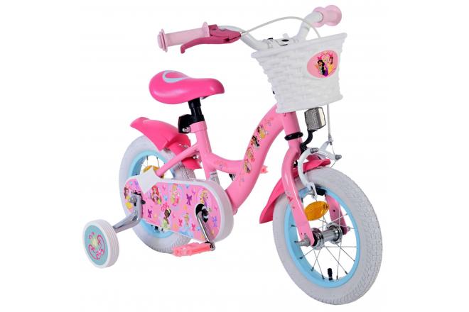 Disney Princess Kinderfahrrad - Mädchen - 12 Zoll - Rosa