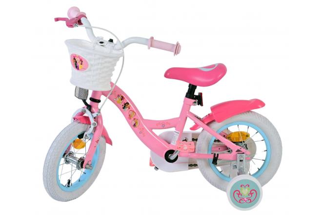 Disney Princess Kinderfahrrad - Mädchen - 12 Zoll - Rosa