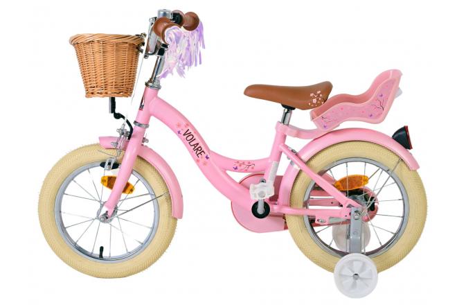 Volare Blossom Kinderfiets - Meisjes - 14 inch - Roze