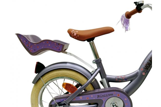 Volare Blossom Kinderfahrrad - Mädchen - 14 Zoll - Lila