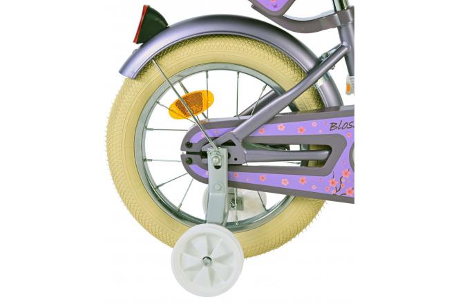 Volare Blossom Kinderfiets - Meisjes - 14 inch - Paars