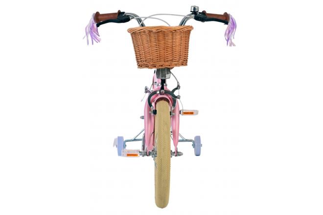 Volare Blossom Kinderfahrrad - Mädchen - 16 Zoll - Rosa - Zweihandbremsen