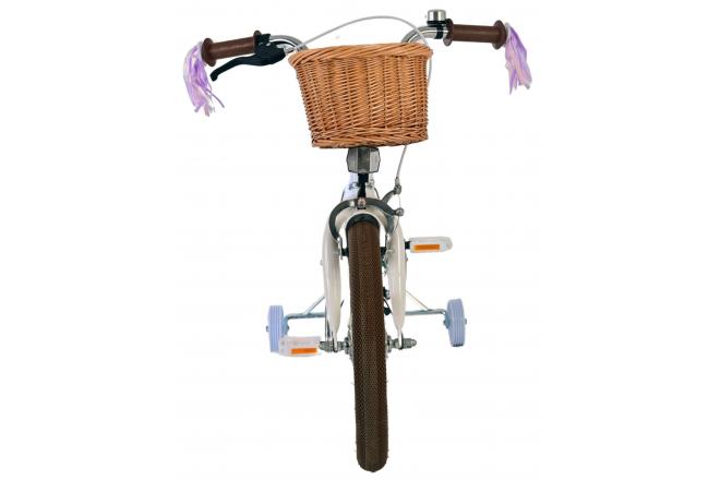 Volare Blossom Kinderfahrrad - Mädchen - 16 Zoll - Weiß