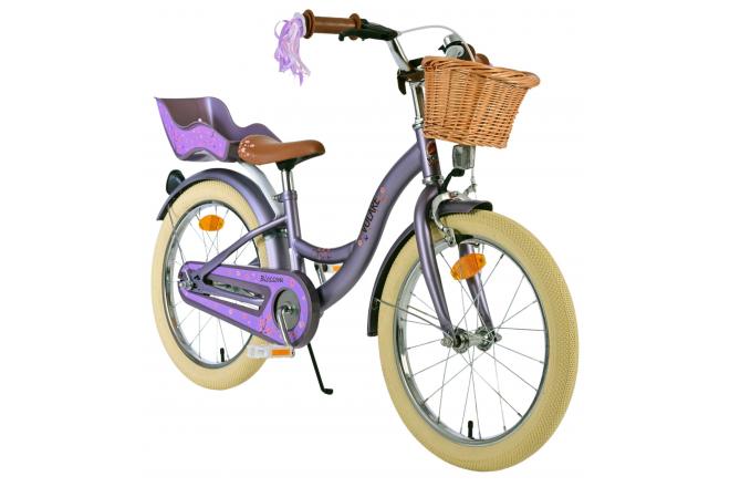 Volare Blossom Kinderfahrrad - Mädchen - 18 Zoll - Lila