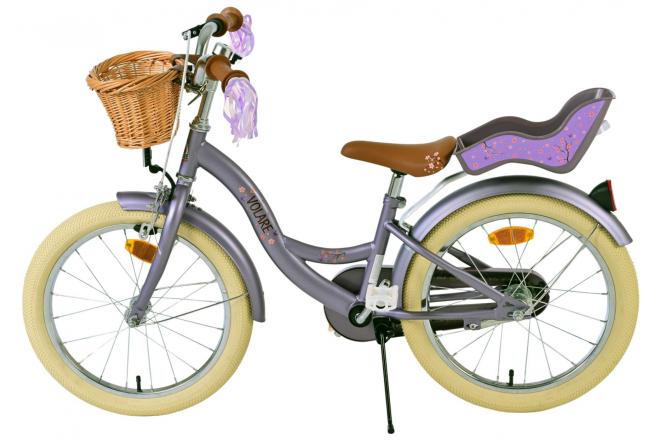 Volare Blossom Kinderfahrrad - Mädchen - 18 Zoll - Lila