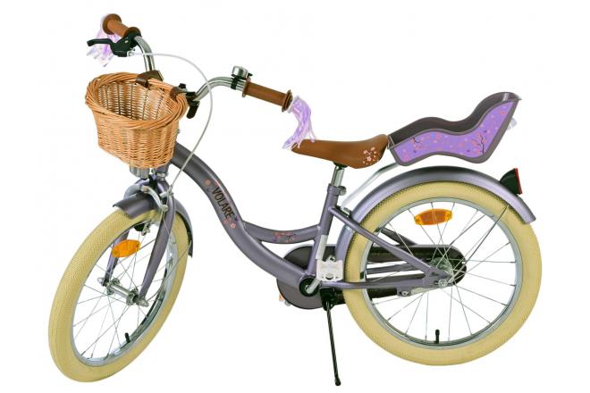 Volare Blossom Kinderfahrrad - Mädchen - 18 Zoll - Lila