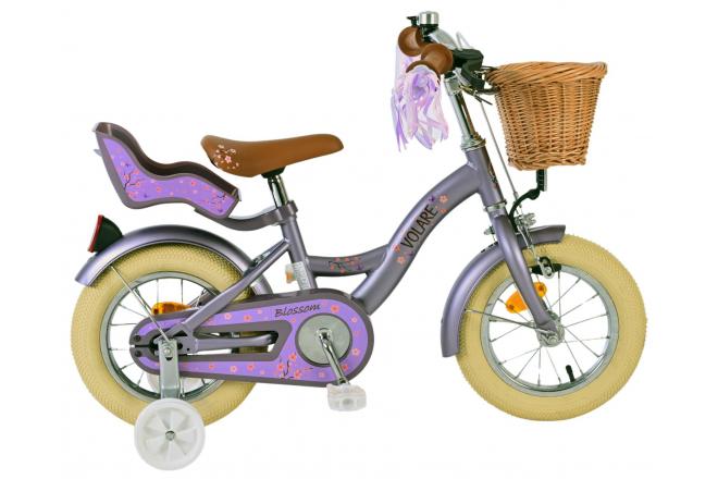 Volare Blossom Kinderfiets - Meisjes - 12 inch - Paars