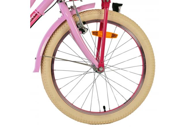 Volare Excellent Kinderfahrrad - Mädchen - 20 Zoll - Rosa - 3 Gänge