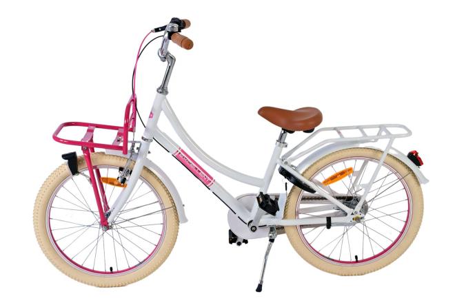 Volare Excellent Kinderfahrrad - Mädchen - 20 Zoll - Weiß - 3 Gänge