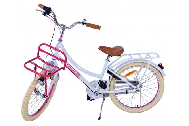 Volare Excellent Kinderfahrrad - Mädchen - 20 Zoll - Weiß - 3 Gänge