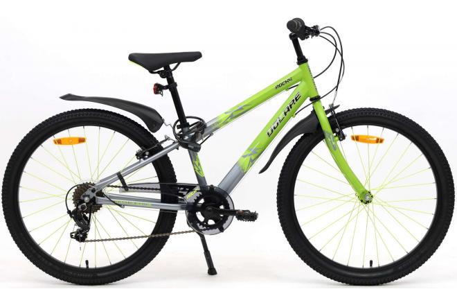 Volare Rocky Kinderfahrrad - 24 Zoll - Grau - Shimano Nexus 3 Gang - 95% zusammengebaut