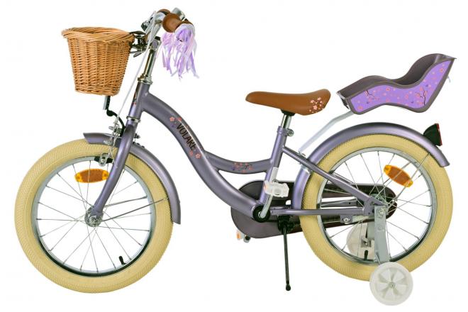 Volare Blossom Kinderfahrrad - Mädchen - 16 Zoll - Lila