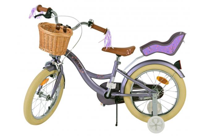 Volare Blossom Kinderfahrrad - Mädchen - 16 Zoll - Lila