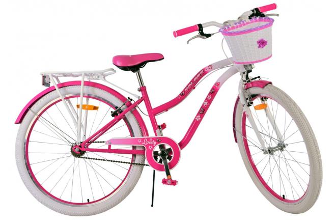 Volare Lovely Kinderfahrrad - Mädchen - 26 Zoll - Rosa - Zweihandbremsen