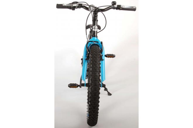 Volare Rocky Kinderfahrrad - 20 Zoll - Schwarz Blau - 85% fertig - 6 speed - Prime Collection