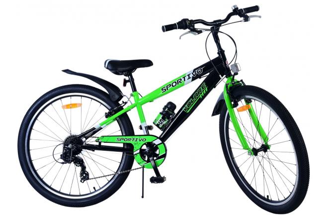 Volare Sportivo Kinderfahrrad - Jungen - 26 Zoll - Grün - 7 Gänge