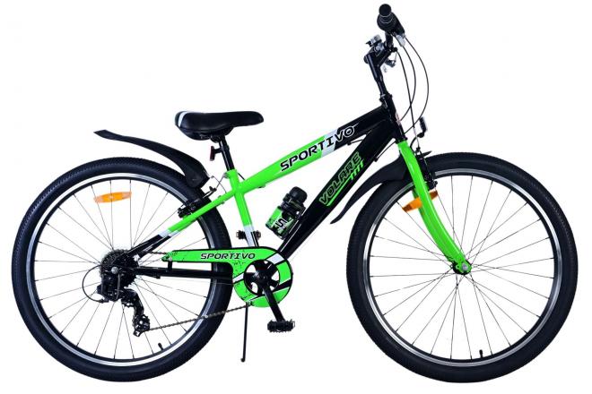 Volare Sportivo Kinderfahrrad - Jungen - 26 Zoll - Grün - 7 Gänge