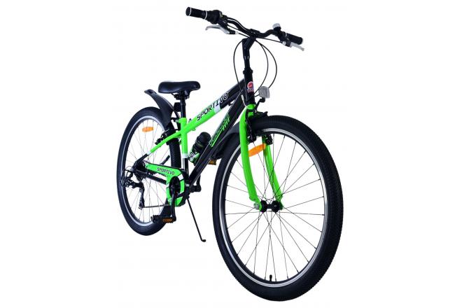 Volare Sportivo Kinderfahrrad - Jungen - 26 Zoll - Grün - 7 Gänge