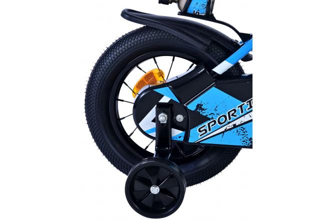 Volare Sportivo Kinderfiets - Jongens - 12 inch - Blauw Zwart