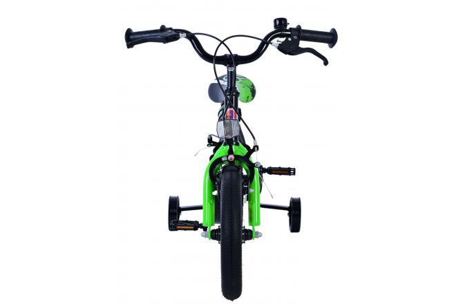 Volare Sportivo Kinderfahrrad - Jungen - 12 Zoll - Grün Schwarz - Zweihandbremsen