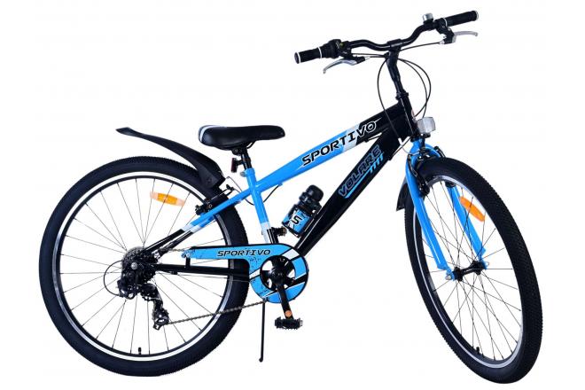 Volare Sportivo Kinderfahrrad - Jungen - 26 Zoll - Blau - 7 Gänge