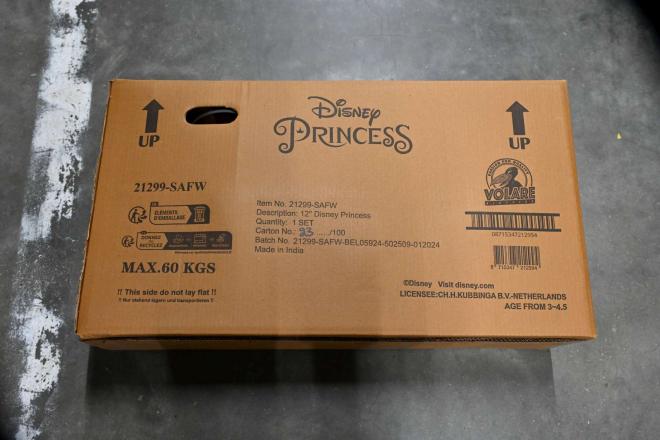 Disney Princess Kinderfahrrad - Mädchen - 12 Zoll - Rosa - Zweihandbremsen