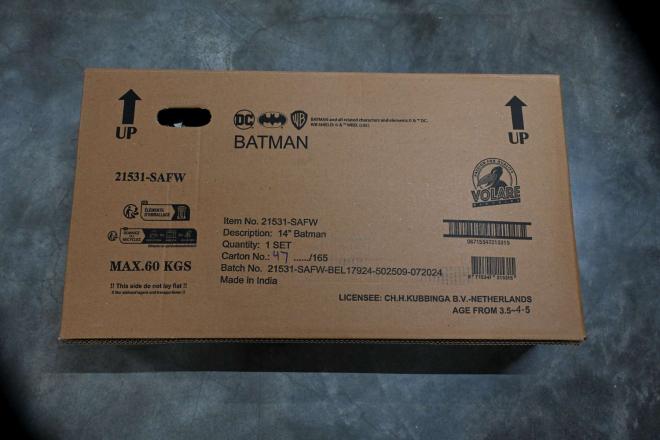 Batman Kinderfahrrad - Jungen - 14 Zoll - Schwarz - Zweihandbremsen