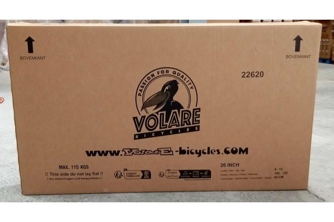 Volare Thombike Kinderfahrrad - Jungen - 26 Zoll - Schwarz Blau - 3 Gänge