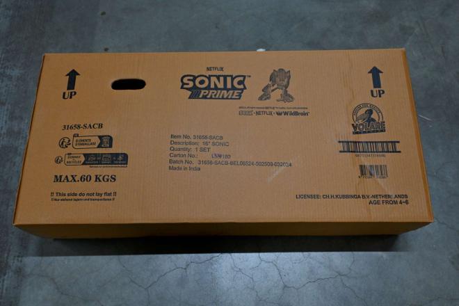 Sonic Prime Kinderfahrrad - Jungen - 16 Zoll - Blau Rot