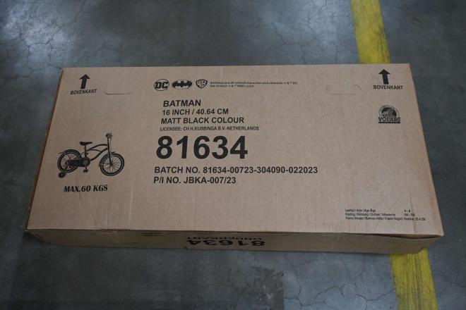 Batman Kinderfahrrad - Jungen - 16 Zoll - Schwarz