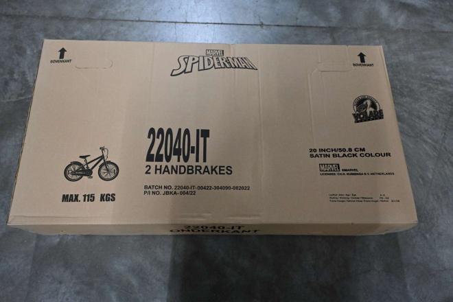 Spider-Man - Kinderfahrrad - Jungen - 20 Zoll - Mattschwarz - 2 Handbremsen