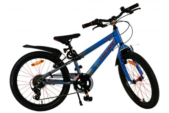 Volare Rocky Kinderfahrrad - 20 Zoll - 7 Gang - Blau