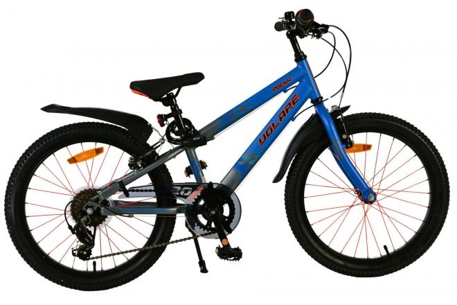 Volare Rocky Kinderfahrrad - 20 Zoll - 7 Gang - Blau