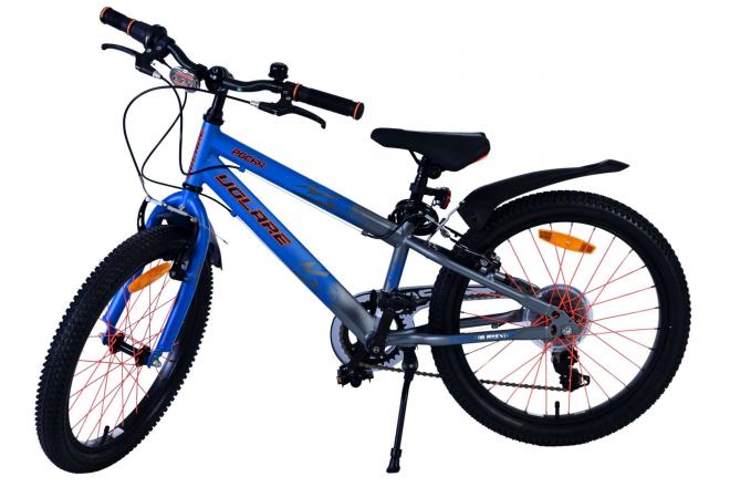 Volare Rocky Kinderfahrrad - 20 Zoll - 7 Gang - Blau