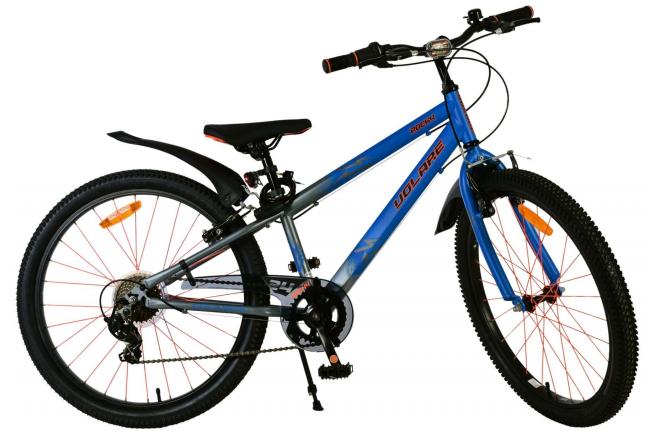 Volare Rocky Kinderfahrrad - 24 Zoll - Grün - Shimano Nexus 3 Gänge